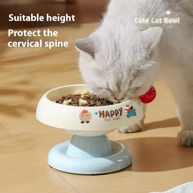 Cute Pet Bowl—Stainless Steel Material, Non-Slip Design