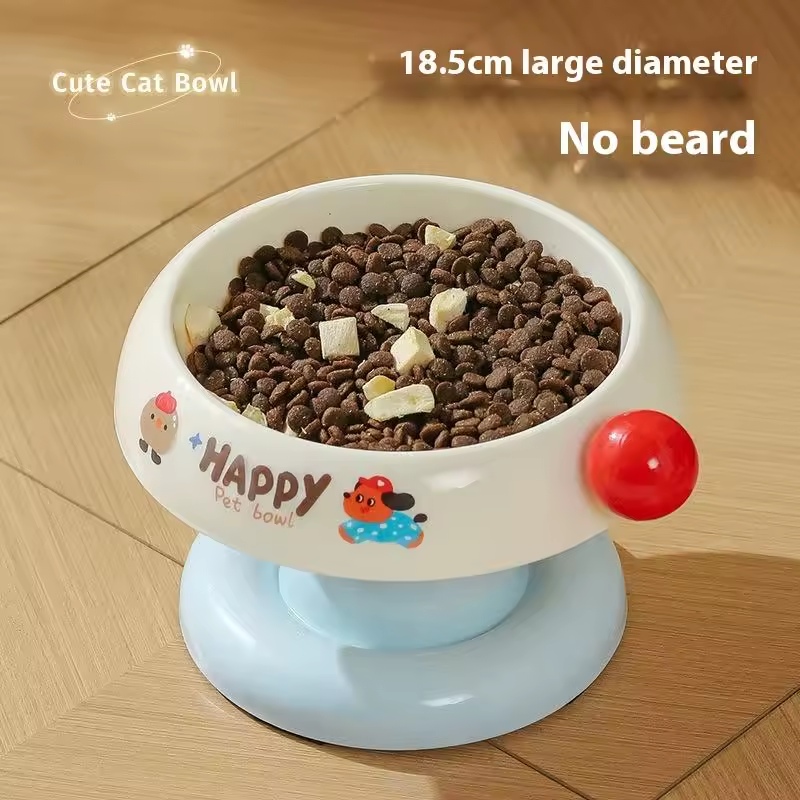 Cute Pet Bowl—Stainless Steel Material, Non-Slip Design