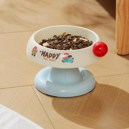 Cute Pet Bowl—Stainless Steel Material, Non-Slip Design